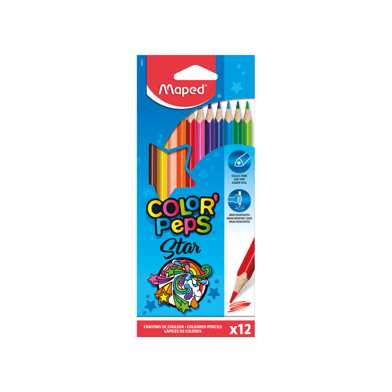 Lapis De cor Maped 12 Cores