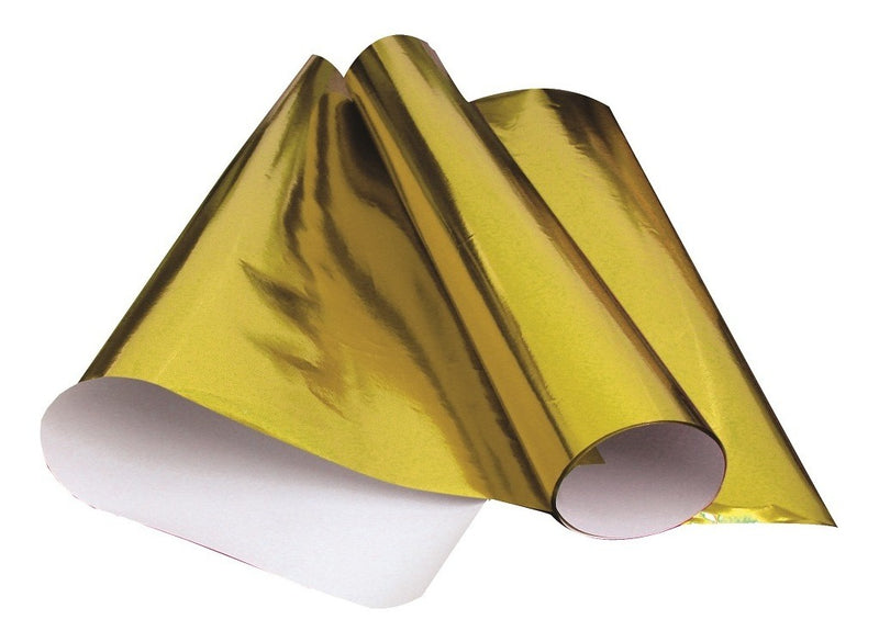 Cartolina Laminada 120g - 48x66 C/20fls Ouro Metalizado