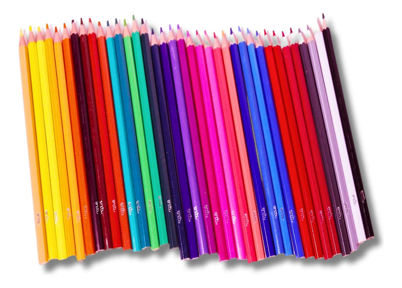 Lápis De Cor Sextavado C/36 Cores - Onda Pro